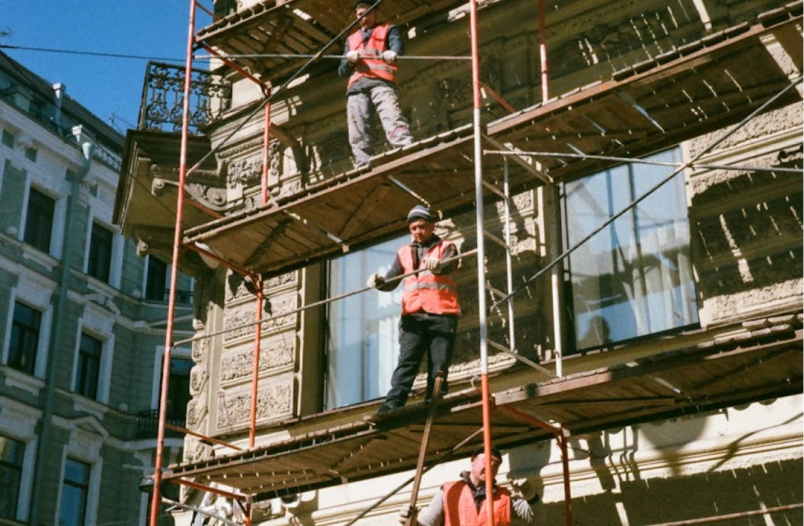 monochrome-scene-depicting-life-workers-construction-industry-site